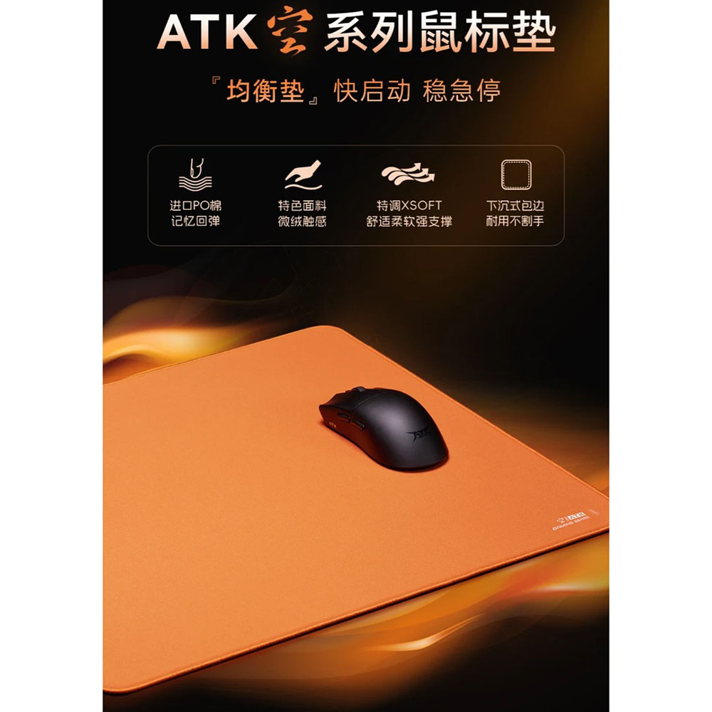 Desk Setup Gear - ホットATK Kong Xsoft eスポーツマウスパッド 60%-80%メカニカルキーボード対応 滑り止めパッド