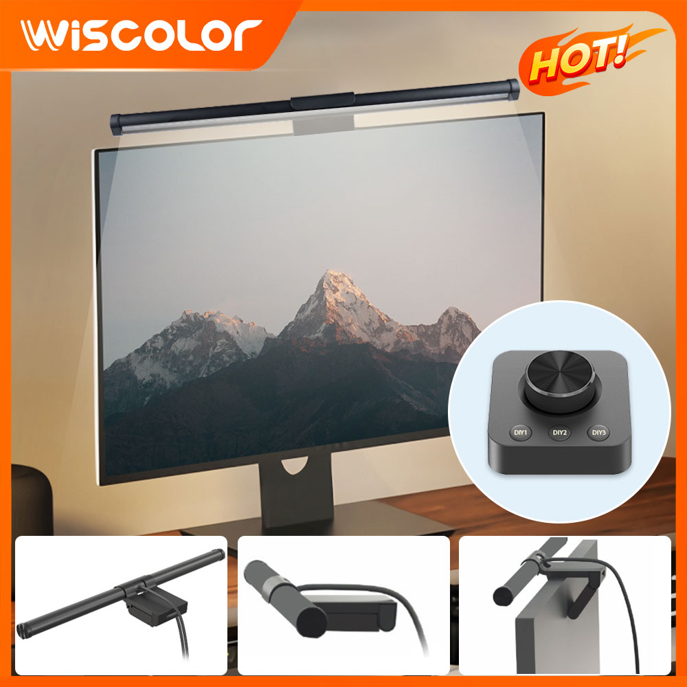 Desk Setup In Office - RGB ライトバーモニターセットアップ装飾調光可能な LED ライトスマート Wifi リモコンランプモニターライトバーゲーマー