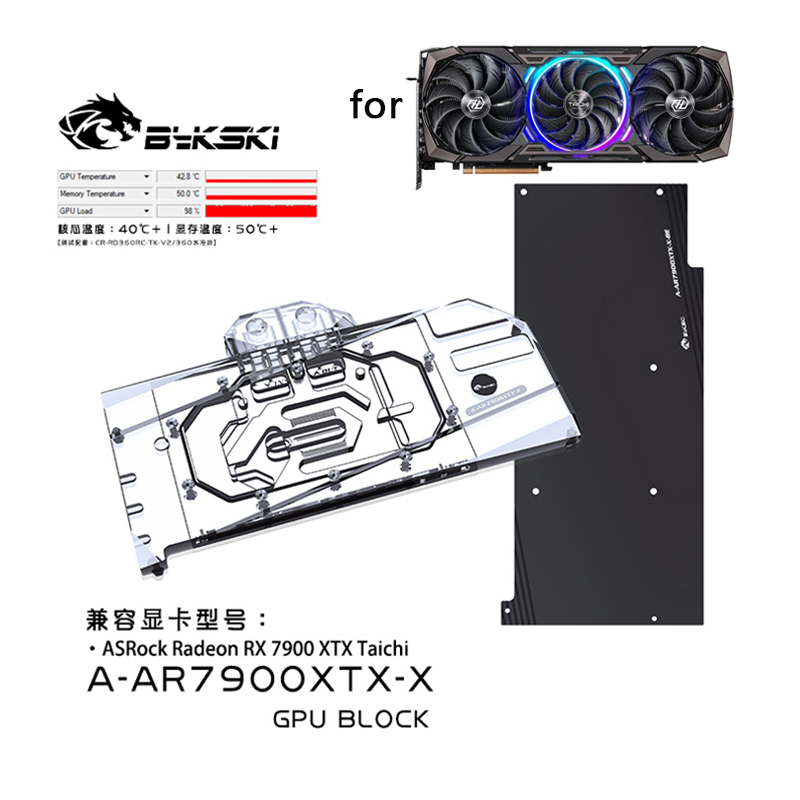 Amd Vga Rx 7900 Xtx - Bykski-asrock amd radeon,rx 7900 xtx tx,tichi