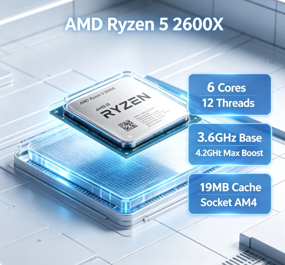 Amd Cpu Ryzen 5 - AMD Ryzen 5 2600X デスクトップCPU 6コア