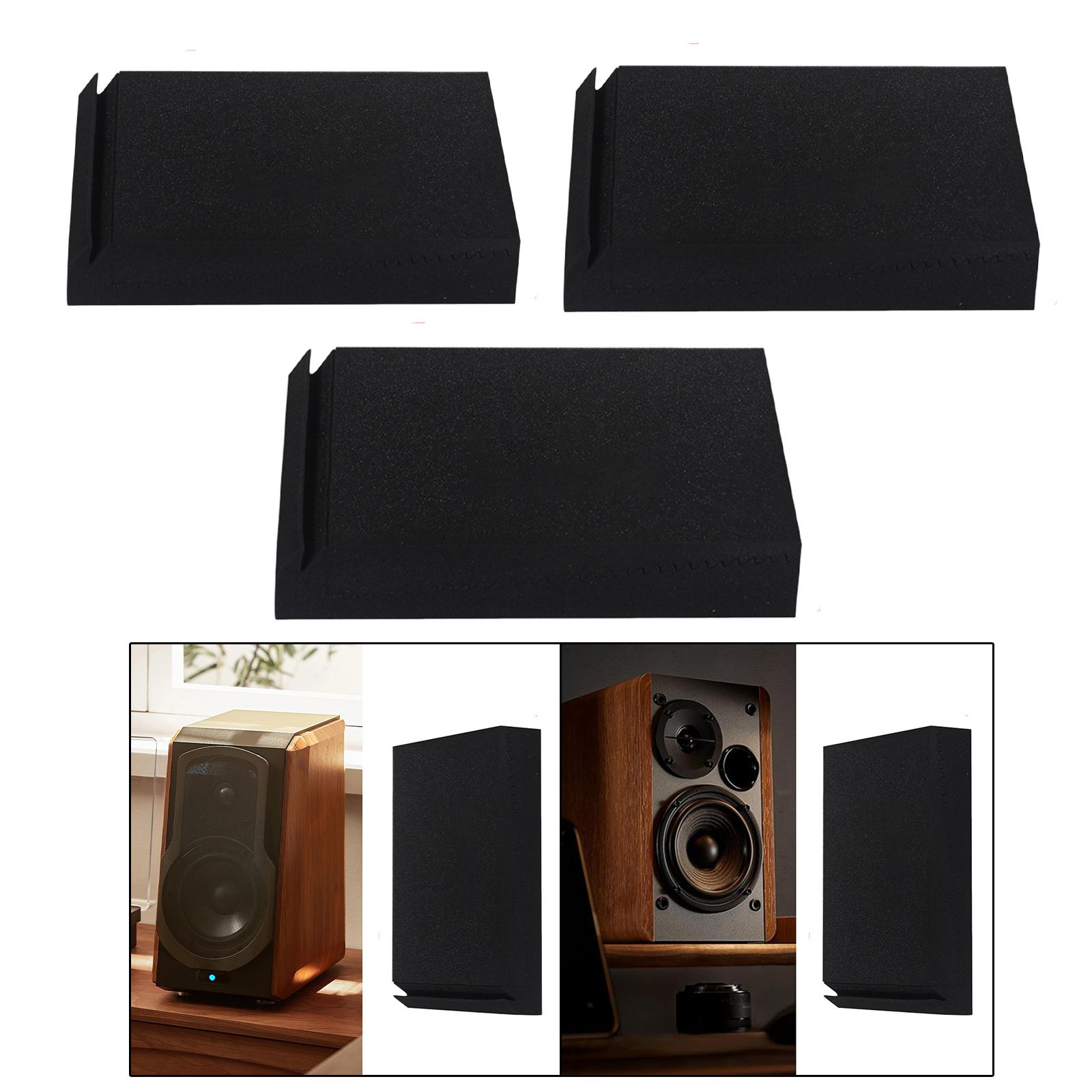 Desk Setup With Speakers - 防音フォーム スタジオ分離パッド 高密度吸音ベース スピーカーデスク ホームオーディオセットアップ用