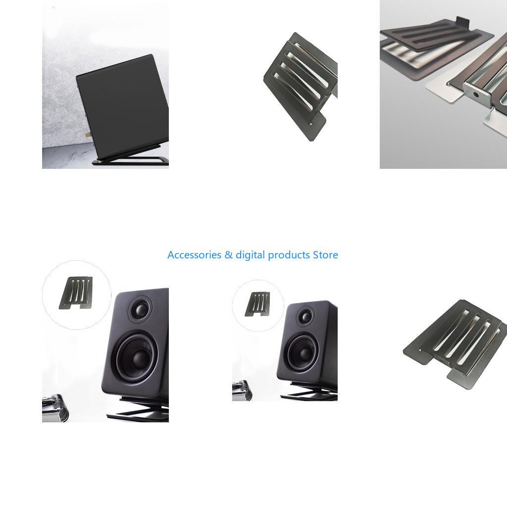 77JD 人間工学に基づいた傾斜角度スピーカー スタンド フ - Desk Setup With Speakers のレビューと価格