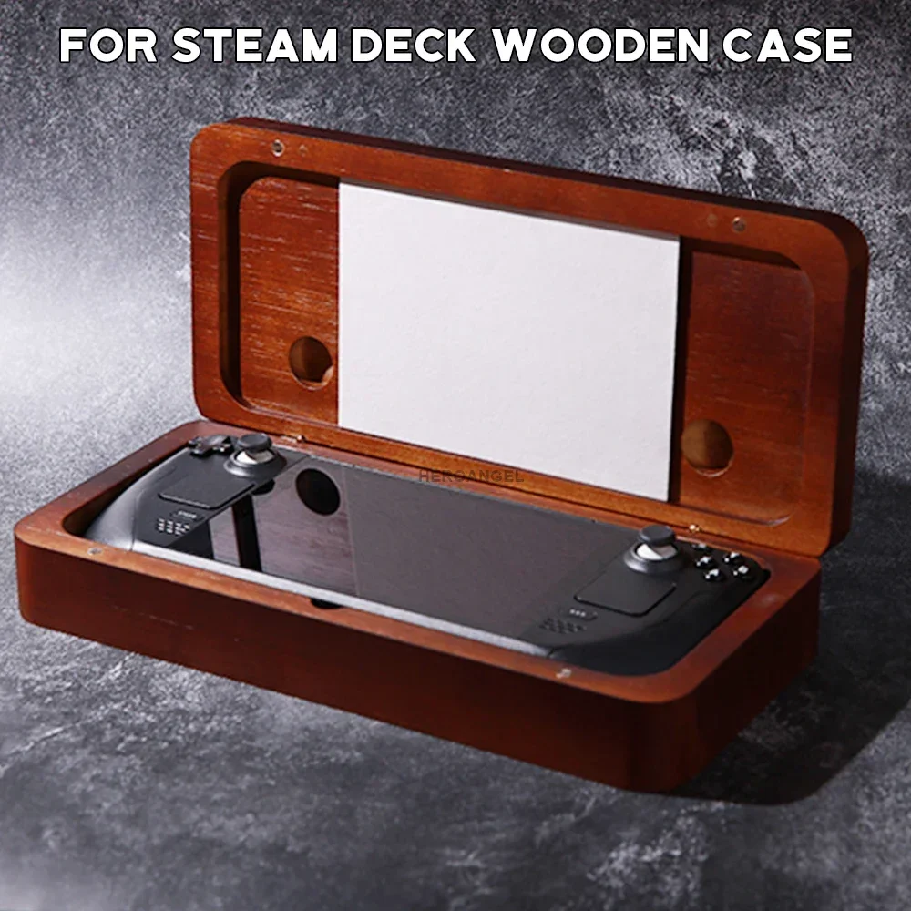 ハイエンドスチームデッキ用落下防止耐衝撃絶妙な木製磁気ハード - Desk Setup Wood のレビューと価格