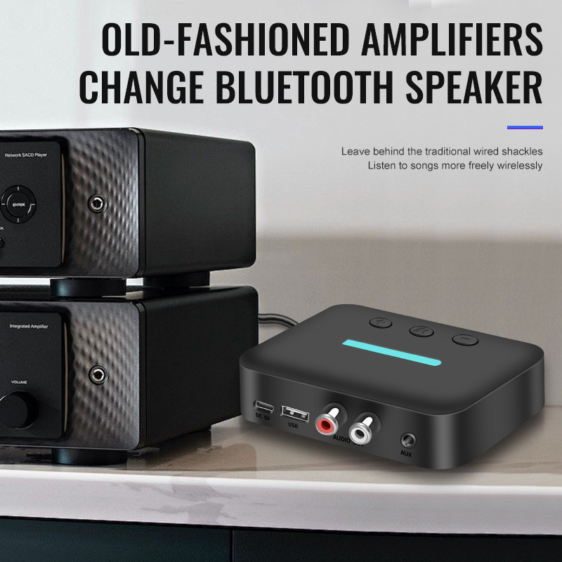 USB Bluetooth 5.3 オーディオレシーバーアダ - Desk Setup Speakers のレビューと価格