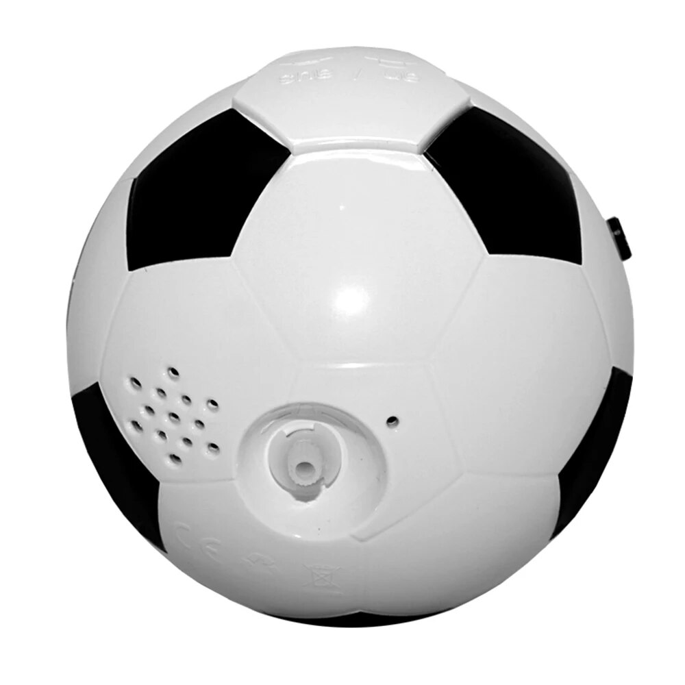 サッカーボール目覚まし時計、サイレント置時計 3D サッカー - Desk Setup Girl のレビューと価格