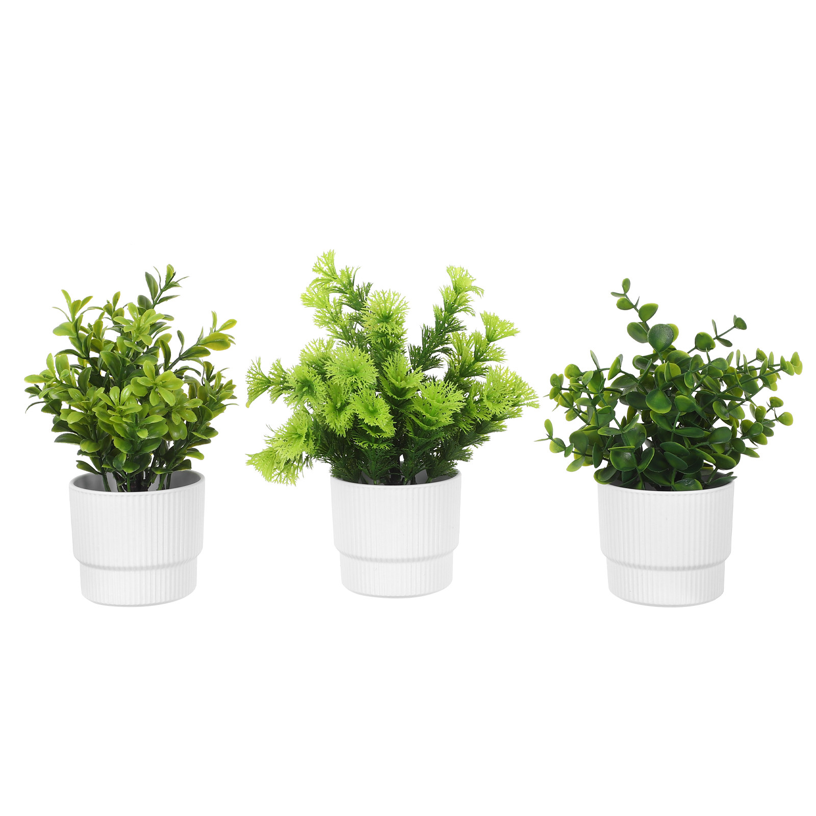 3個入り小型シミュレーション鉢植えユーカリ植物ペットに安全な - Plant Pot Small Desk のレビューと価格