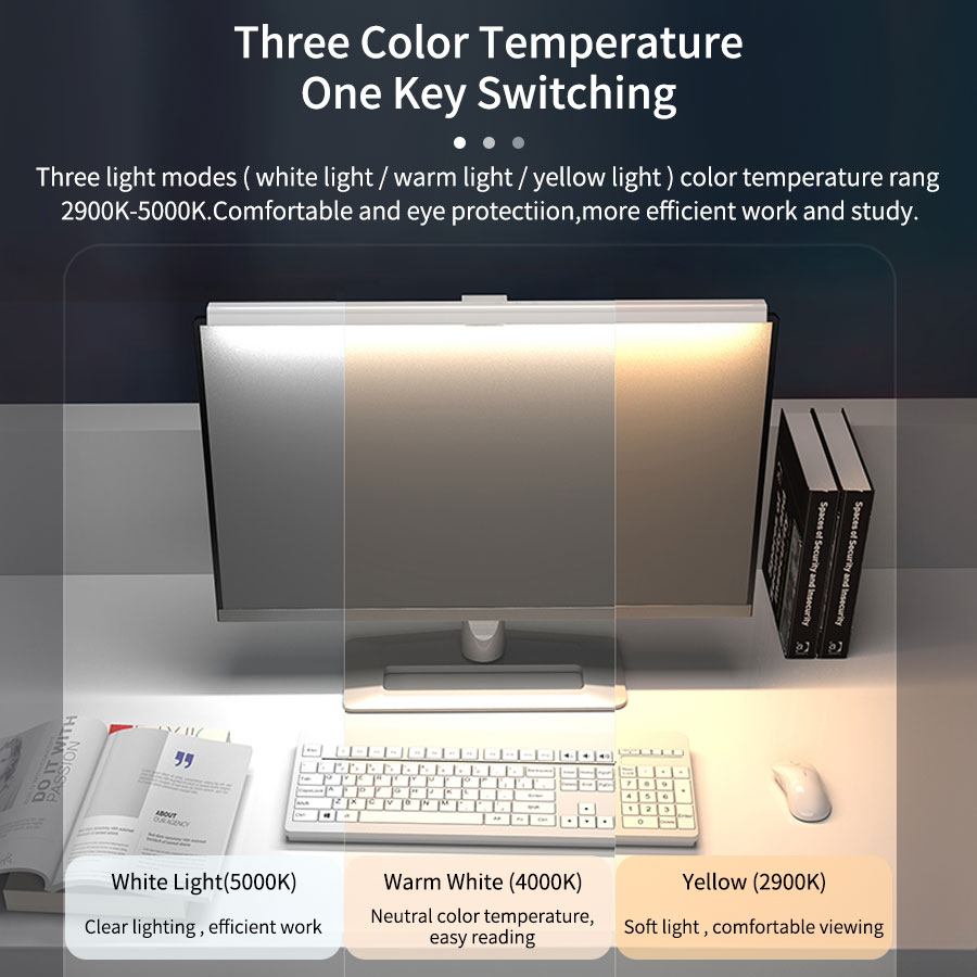 50cm LEDモニターライトバー スクリーンハンギングラン - Desk Setup Modern のレビューと価格