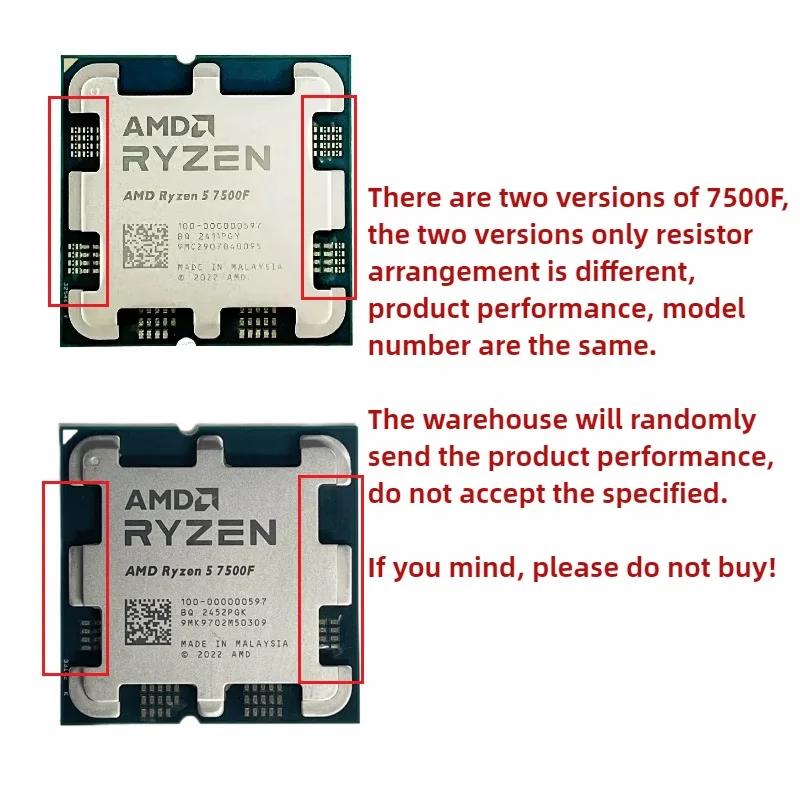 AMD Ryzen 5 7500F 3.7GHz 6コア 1 - Amd Cpu Ryzen 5 のレビューと価格