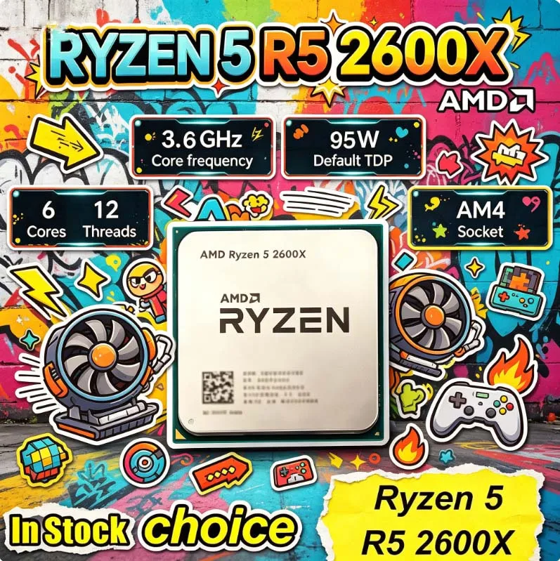 AMD Ryzen 5 2600X AM4 CPUプロセッサ - Amd Cpu Ryzen 5 のレビューと価格