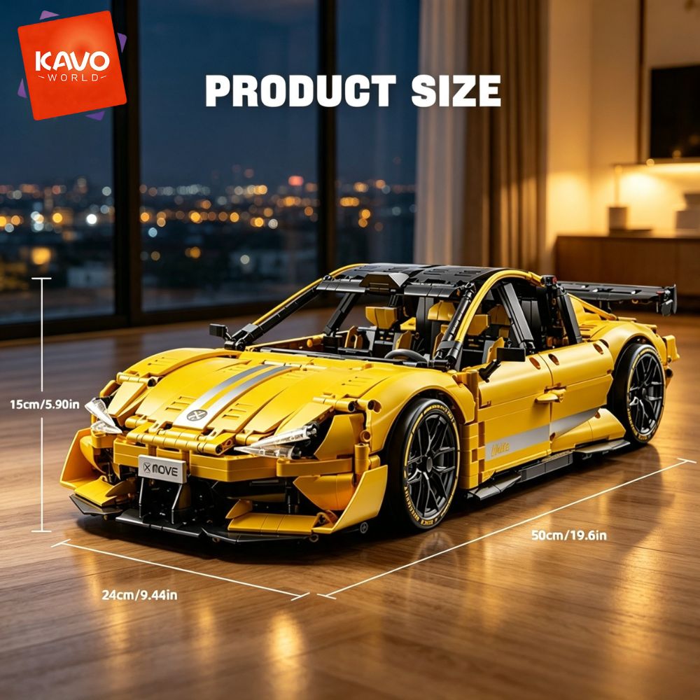 KAVOWORLD 2143ピース イエロー 1:10 ビル - Desk Setup Requirements のレビューと価格