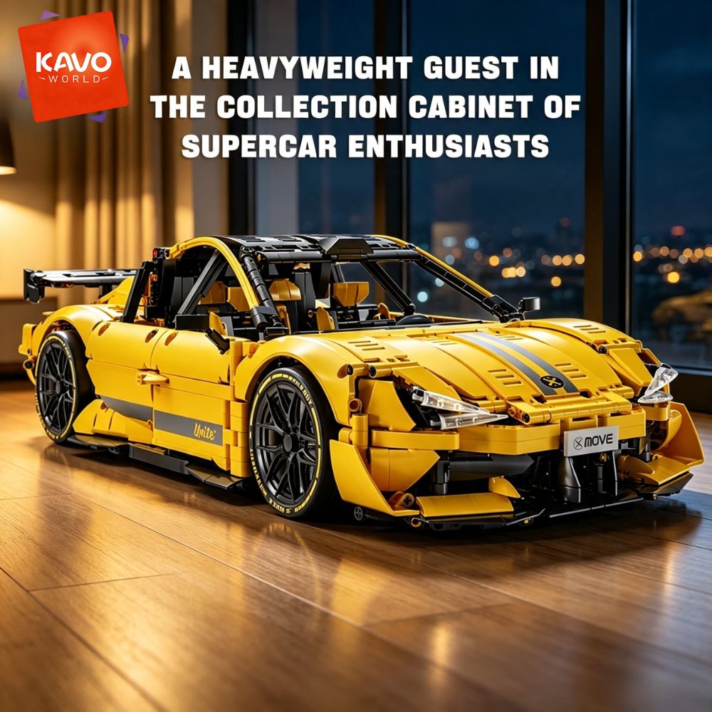 KAVOWORLD 2143ピース イエロー 1:10 ビル - Desk Setup Requirements のレビューと価格
