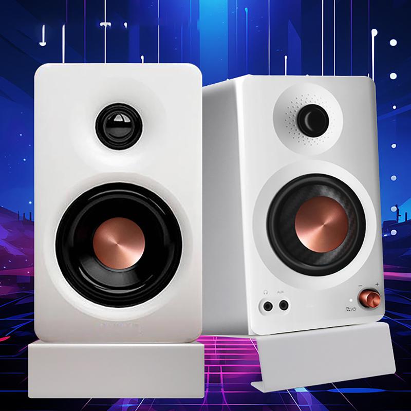 ● MR5BT用の滑り止めベース付き高耐久金属製デスクトップ - Desk Setup Speakers のレビューと価格