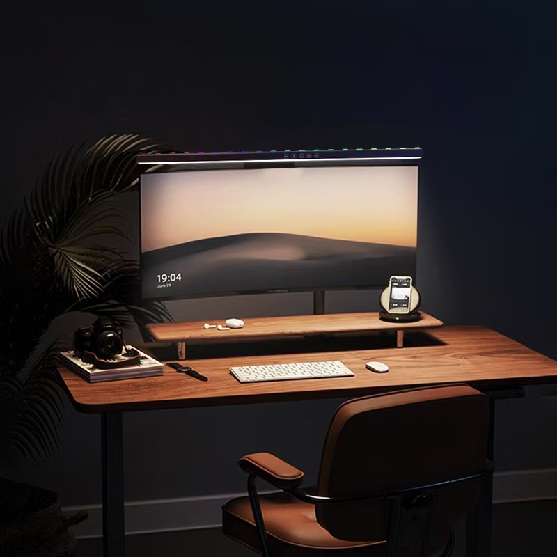 LEDモニターライトハンギングデスクランプ - 無段階調光、 - Desk Setup Modern のレビューと価格