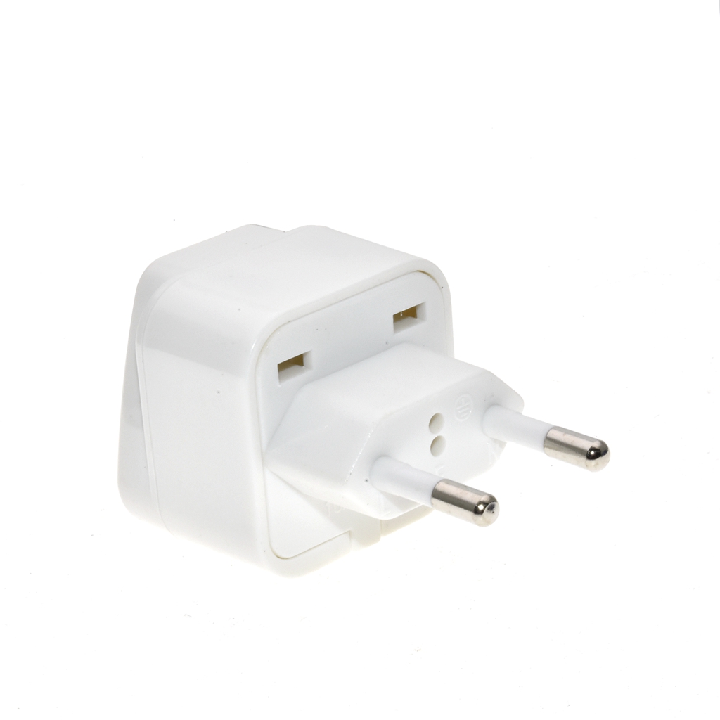 ユニバーサル 2 ラウンドピンプラグアダプタ EU/AU/U - Power Strip Flat のレビューと価格