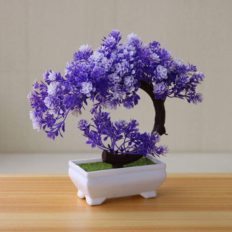 新しいシミュレーション造花盆栽人工植物デスク飾り人工植物盆栽 - Plant Pot Small Desk のレビューと価格