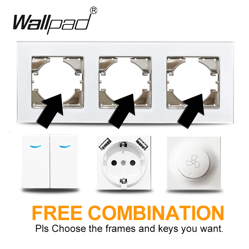 Wallpad 16A EU ソケットホワイト/ブラック/グ - Power Strip Flat のレビューと価格