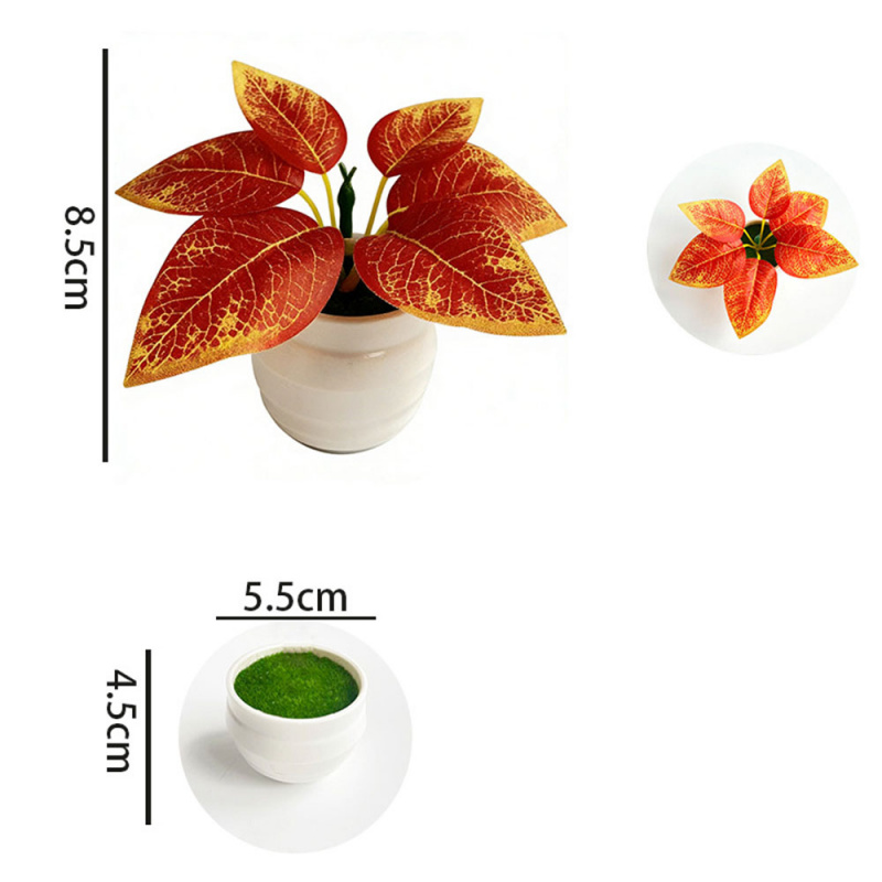 オフィスデスク装飾用の小さな鉢植えの人工観葉植物、クリエイテ - Plant Pot Small Desk のレビューと価格