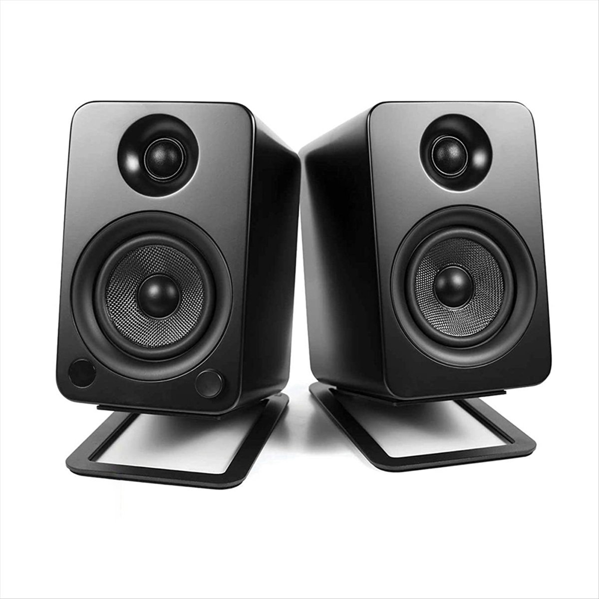 2 個のデスクトップスピーカースタンド MR4 デスクセット - Desk Setup With Speakers のレビューと価格