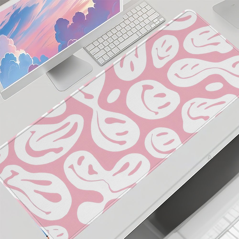 美しいピンクのデスクマット、大型マウスパッドセット、文房具オ - Desk Setup Aesthetic のレビューと価格