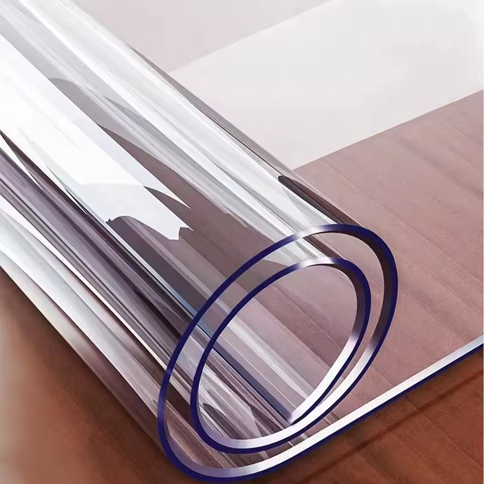 軟質ガラステーブルクロス透明 PVC テーブルクロス防水耐油 - Desk Setup Wallpaper のレビューと価格