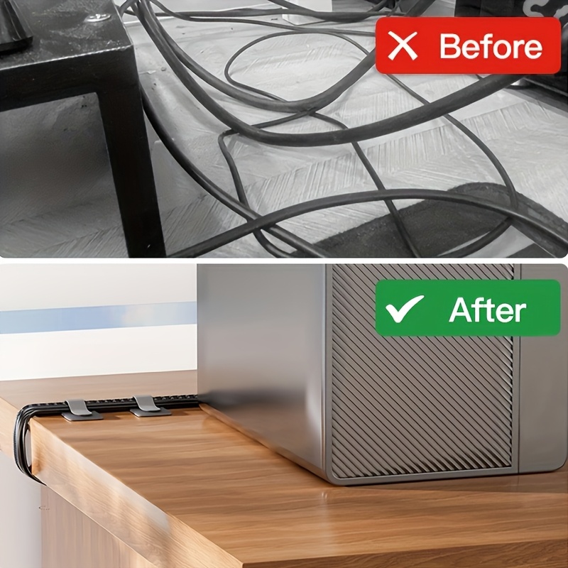 ケーブルタイ 再利用可能なストラップ ベルクロ フックとルー - Desk Setup Requirements のレビューと価格