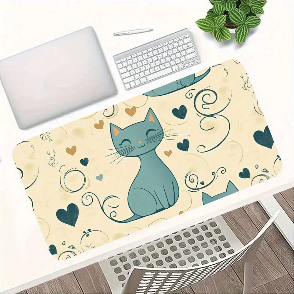 ゲーミングマウスパッド 1PC 動物漫画柄 滑り止めゴムベー - Desk Setup In Office のレビューと価格