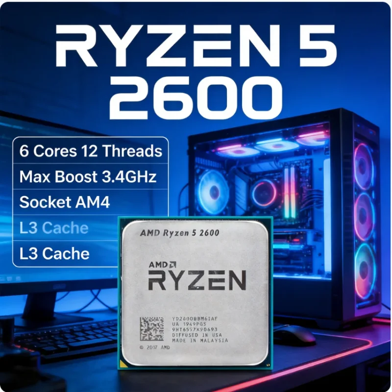 AMD Ryzen5 2600 R5 2600 デスクトップ - Amd Cpu Ryzen 5 のレビューと価格