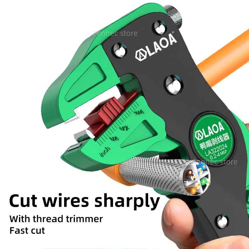 LAOA ワイヤーストリッパーツールケーブル切断ニッパー調整 - Power Strip Flat のレビューと価格
