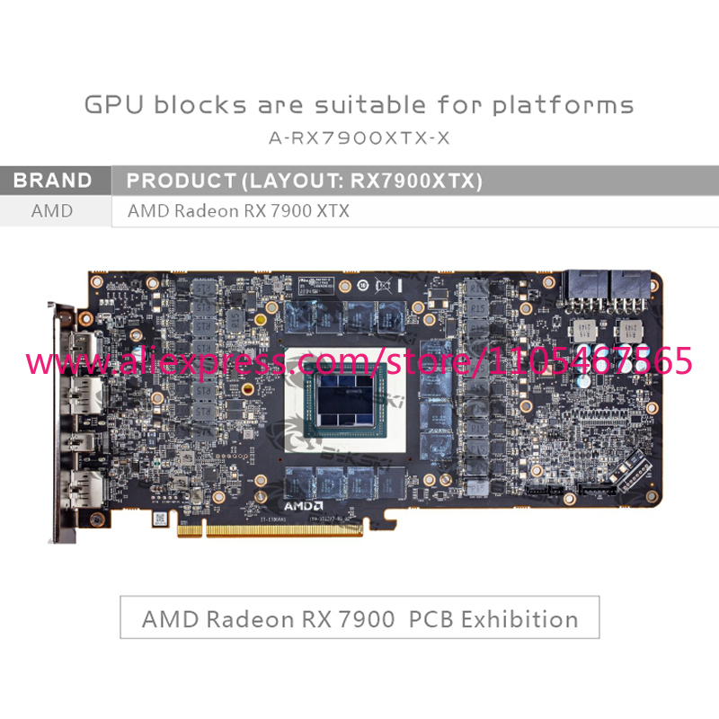 1 個の A-RX7900XTX-X ウォーターブロック P - Amd Vga Rx 7900 Xtx のレビューと価格