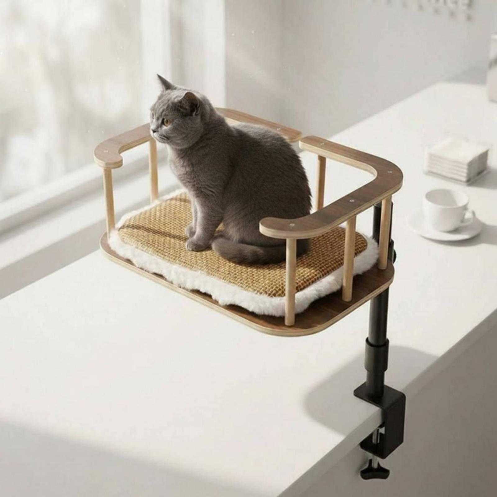 猫用デスクベッドクランプ、工具不要で設置可能、デスクに取り付 - Desk Setup Requirements のレビューと価格
