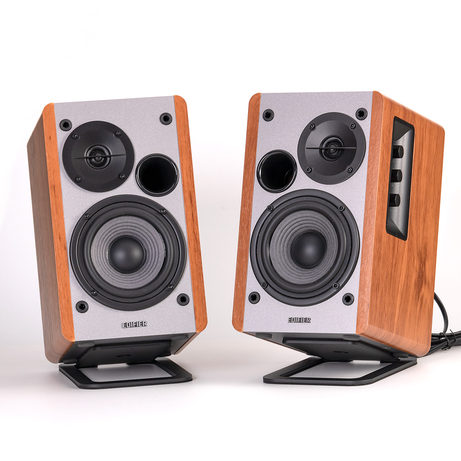 2個のデスクトップスピーカースタンド、中型ブックシェルフスピ - Desk Setup With Speakers のレビューと価格