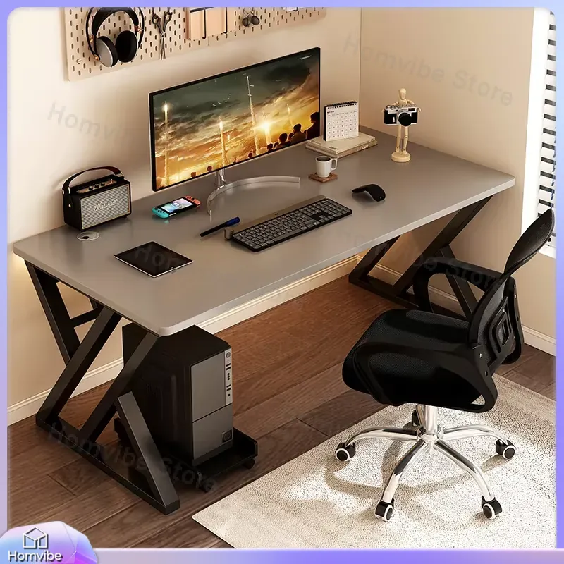モダンな木製パソコンデスク、ホームオフィスやゲーミングセット - Desk Setup For Studying のレビューと価格
