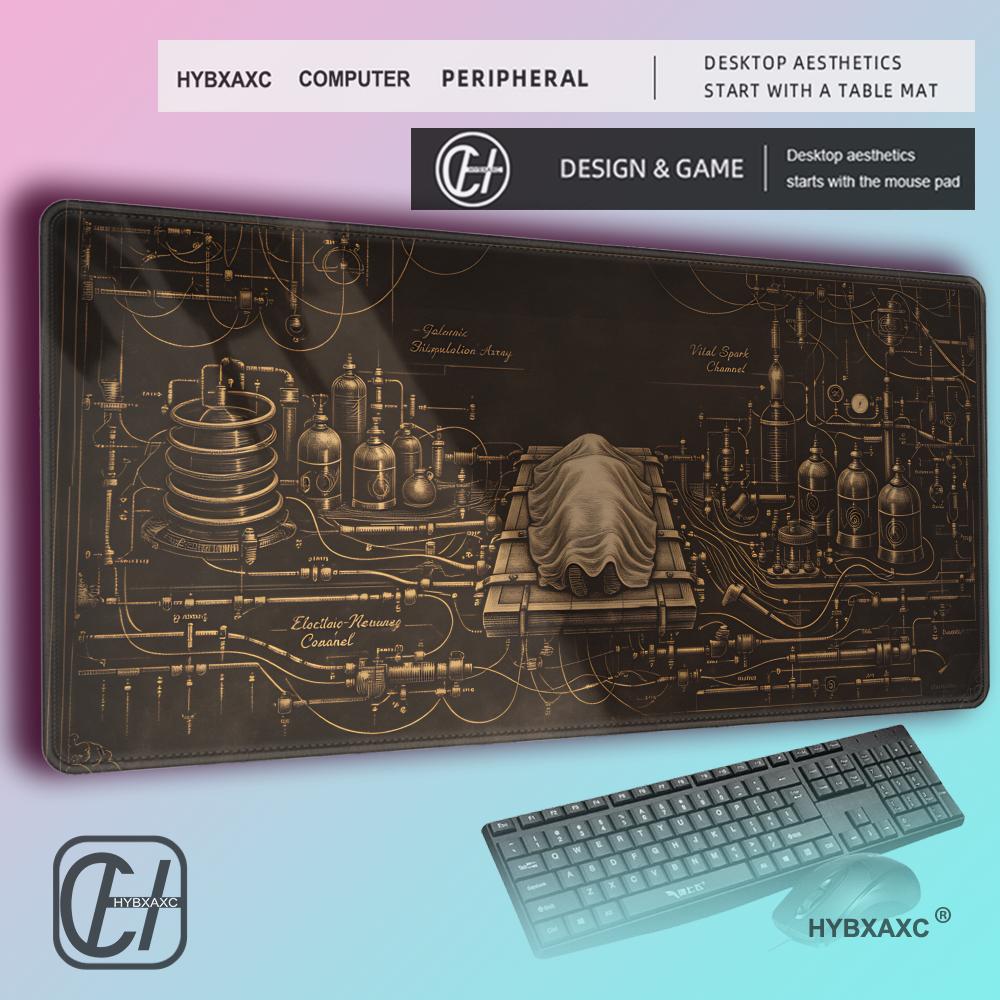 HYBXAXC フランケンシュタイン ラボデスクマット ゴシ - Desk Setup Aesthetic のレビューと価格