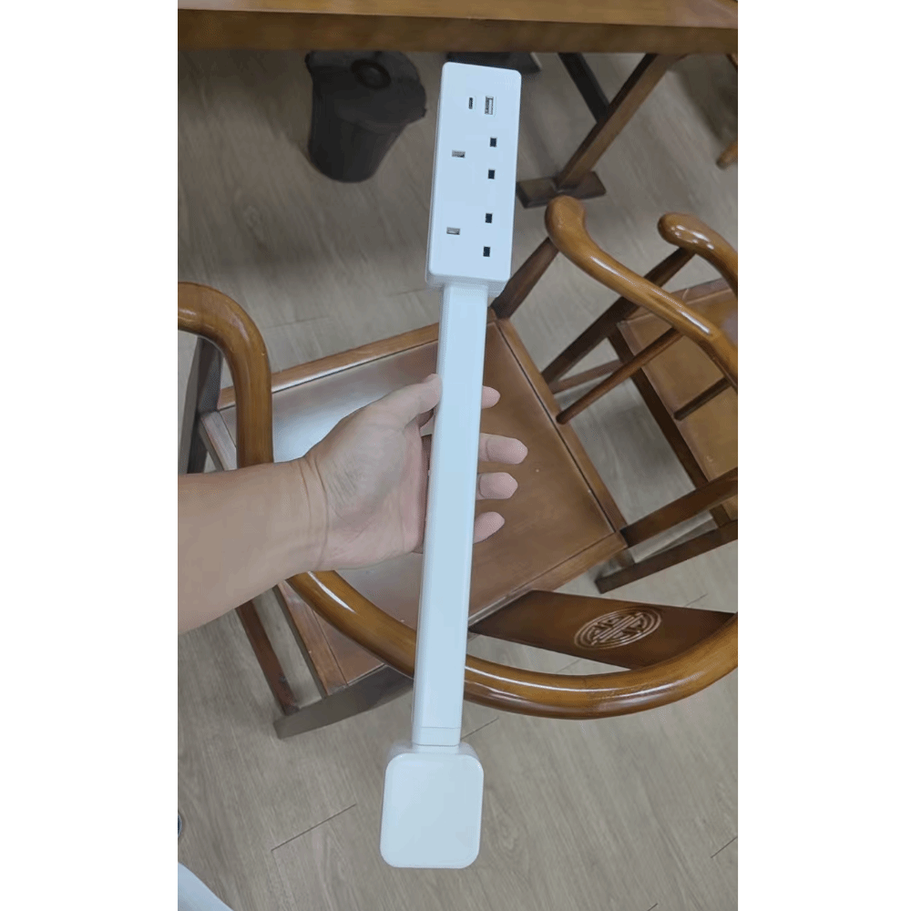 180度回転します °   コンセントエクステンダー ホワイ - Power Strip Flat のレビューと価格