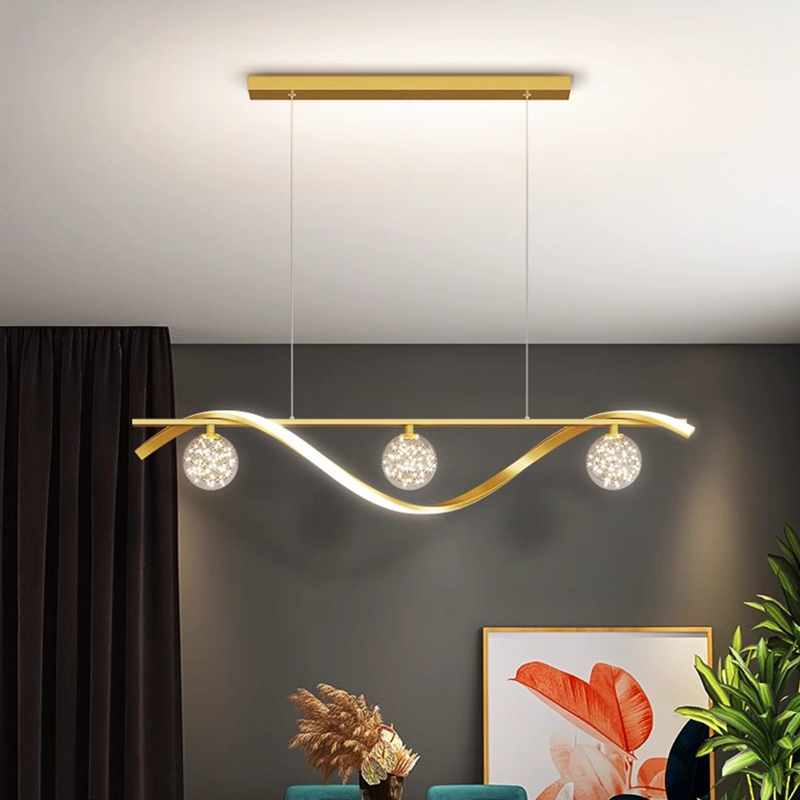 モダンなミニマリスト LED ペンダントランプ調光コーヒーテ - Desk Setup Minimalist のレビューと価格